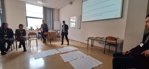 Uczestnicy warsztatów podczas zajęć