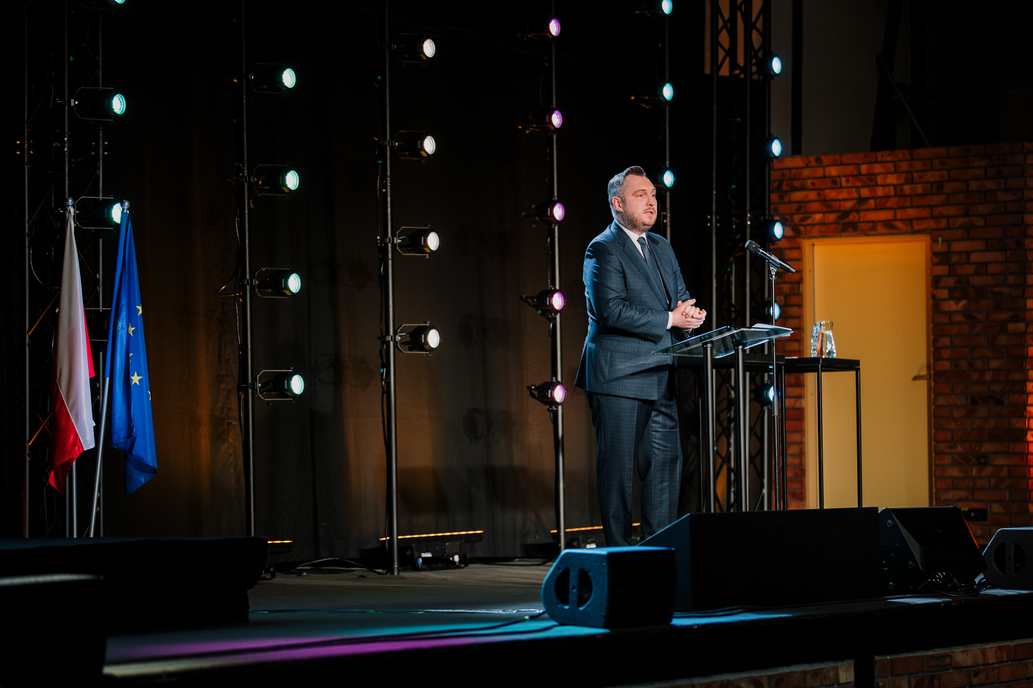 Wiceminister Woynarowski przemawia podczas forum współpracy międzyregionalnej programu Interreg Europa – Europe, let’s cooperate!