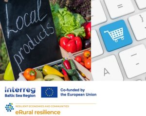 grafika projektu eruralresilience wspierającego przedsiębiorców żywności w przejściu na e-biznes