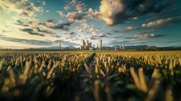 Grafika przedstawiająca biorafinerię