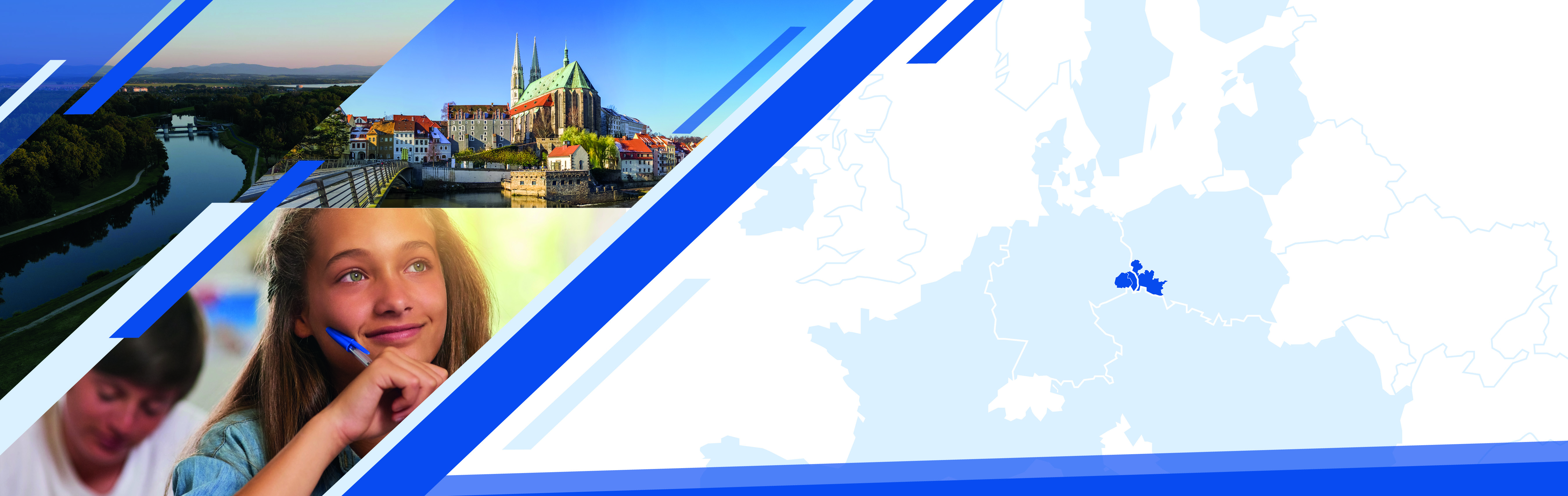 Baner programu z mapą obszaru