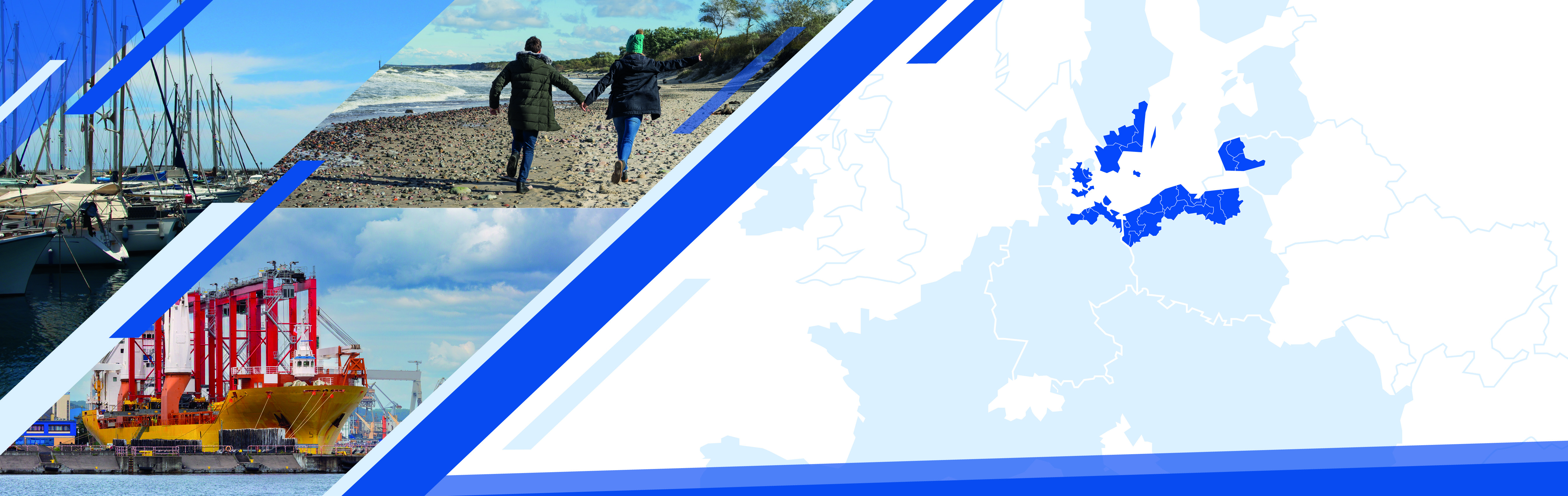 Baner programu z mapą obszaru
