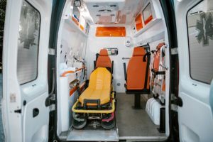 Zdjęcie wnętrza ambulansu